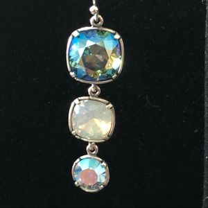 Earrings with Swarovski crystals